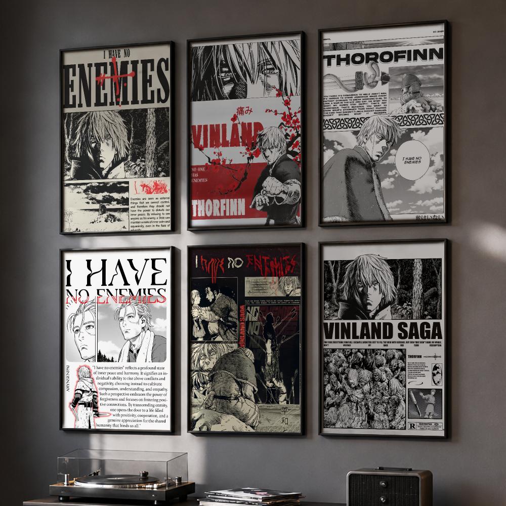 Home Office Wallpaper - V-Vinland Saga Anime Comics Poster HD