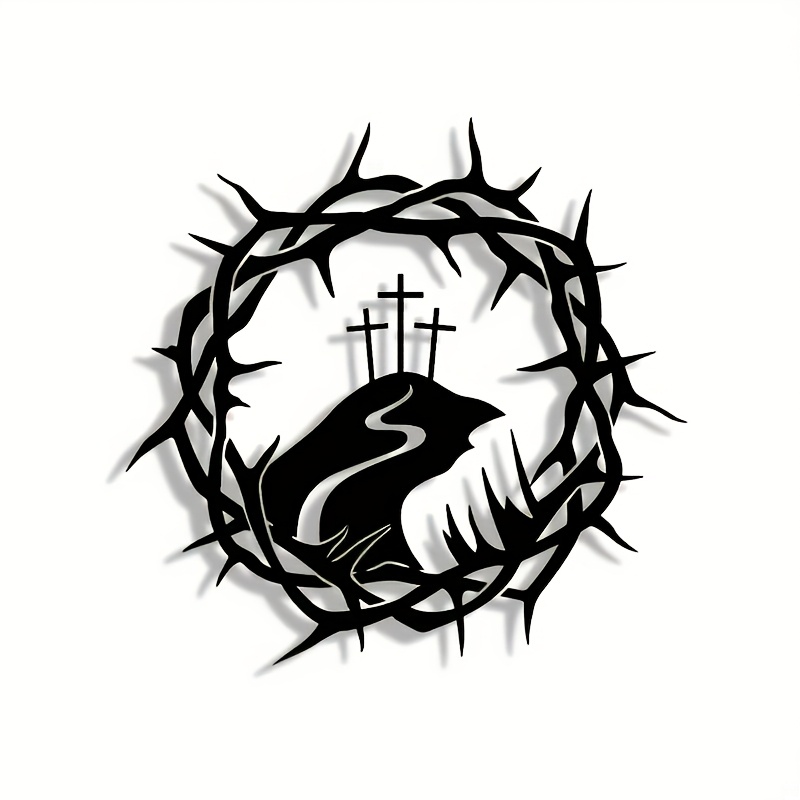 Home Office For - CIFBUY Iron Wall Art Vine Circle