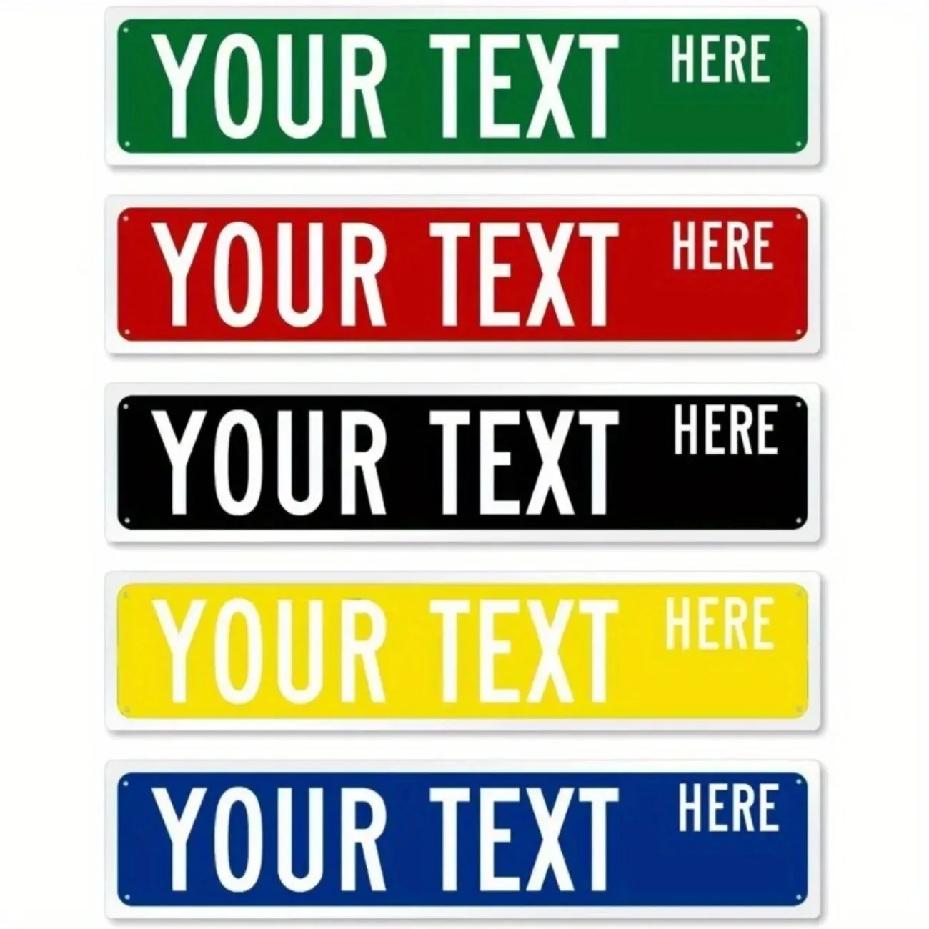 Home Office Ideas - Customizable Rustic Metal Sign | Personalized