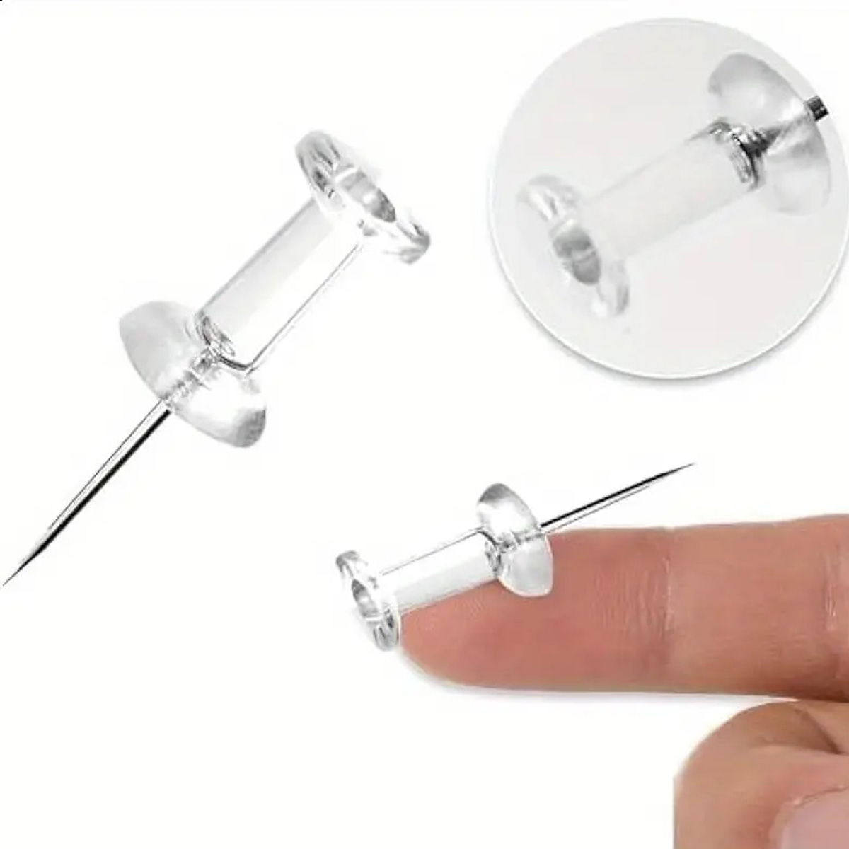 Home Office Head - 100/200/500/1000pcs Push Pins Plastic Head Steel