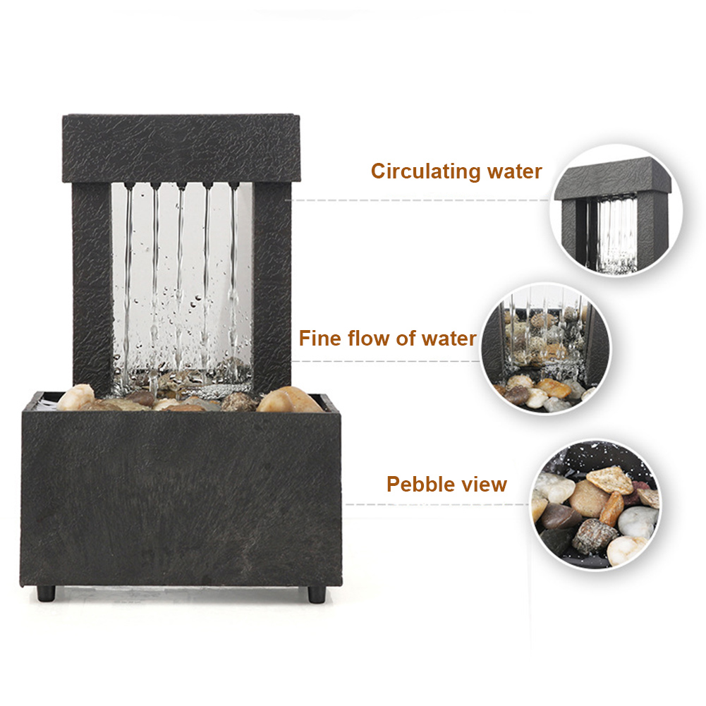 Water Fountain Desktop Ornamen - Home Office Feng Shui recension och pris