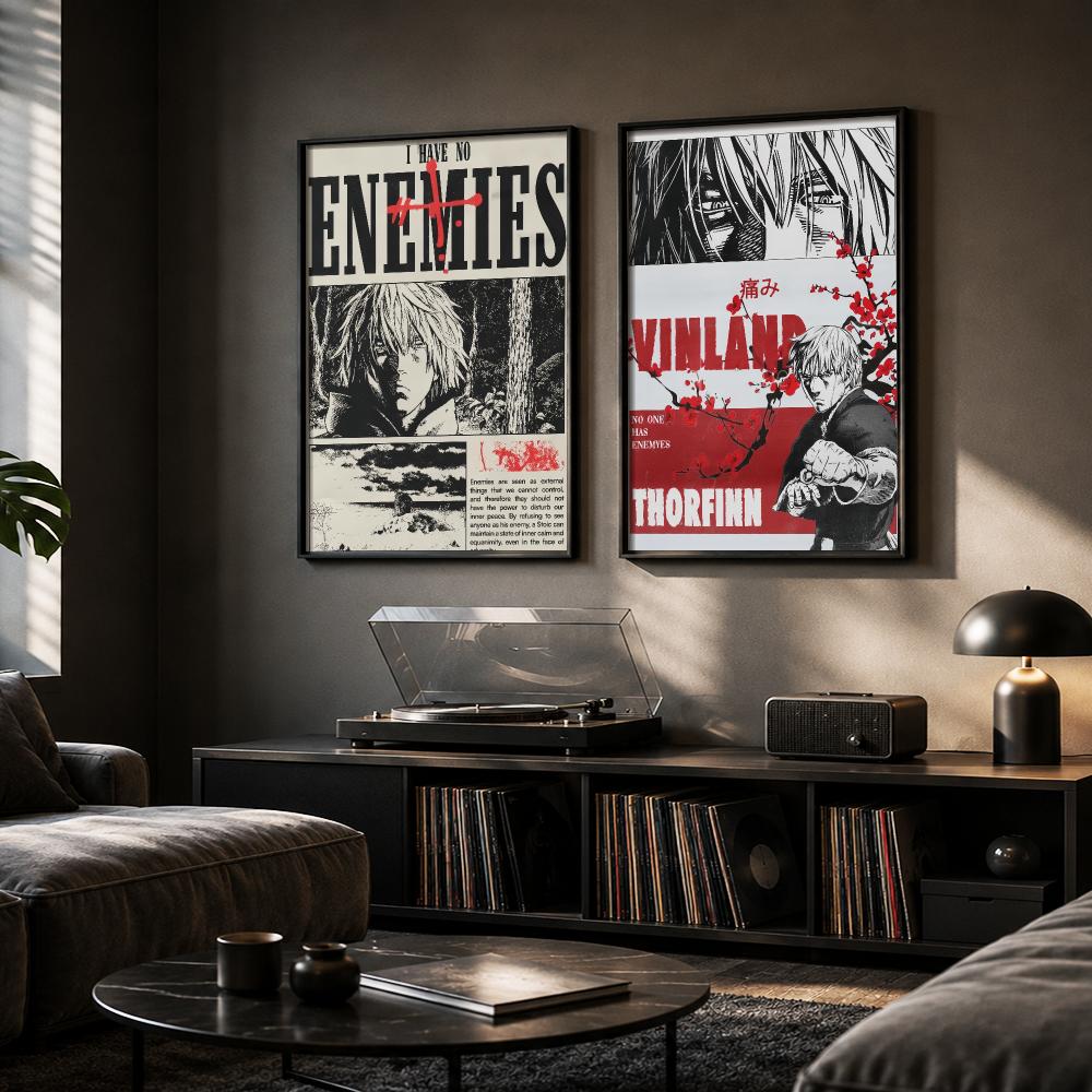 V-Vinland Saga Anime Comics Po - Home Office Wallpaper recension och pris