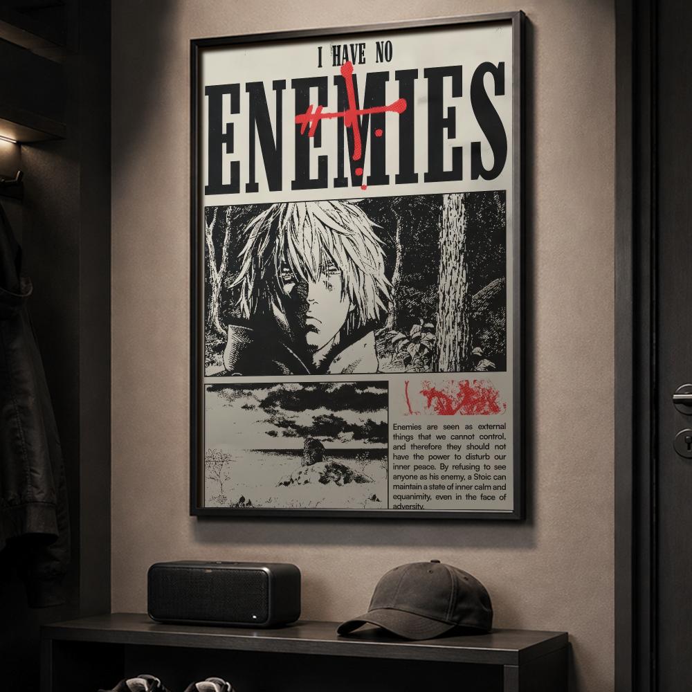 V-Vinland Saga Anime Comics Po - Home Office Wallpaper recension och pris