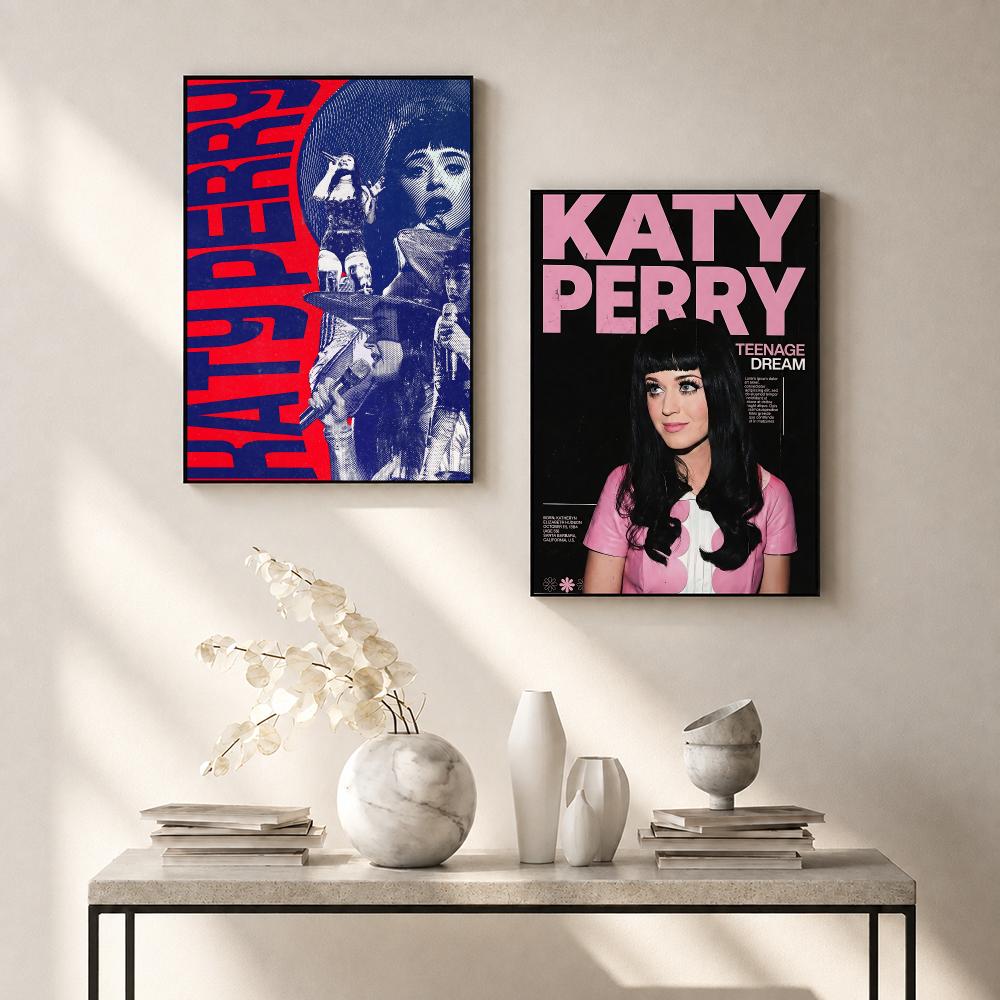 Music Artist Katy Perry Poster - Home Office Wallpaper recension och pris