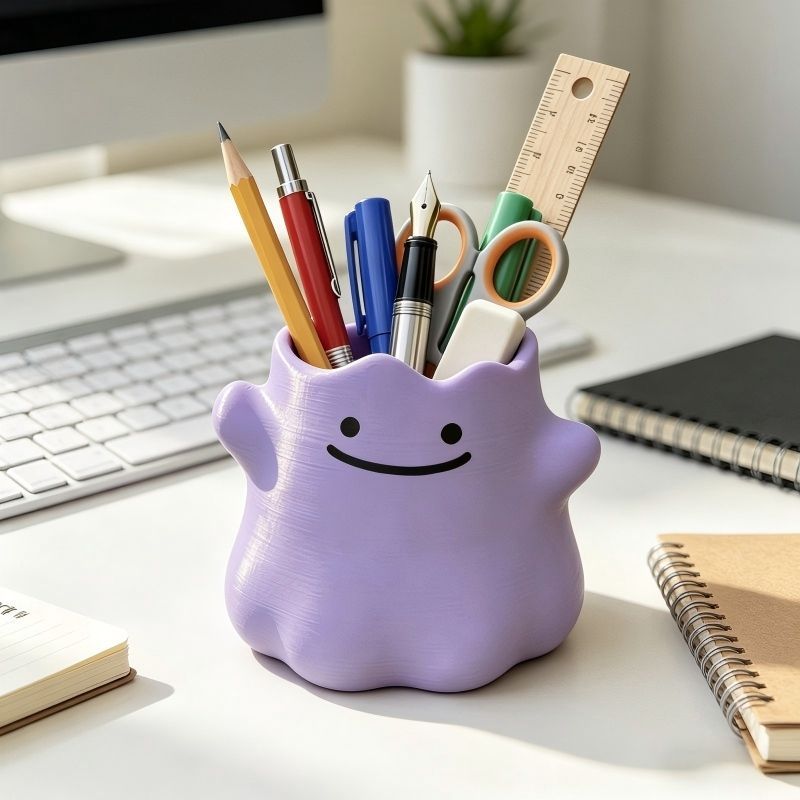 Cartoon Character Pen Holder C - Home Office Ideas recension och pris