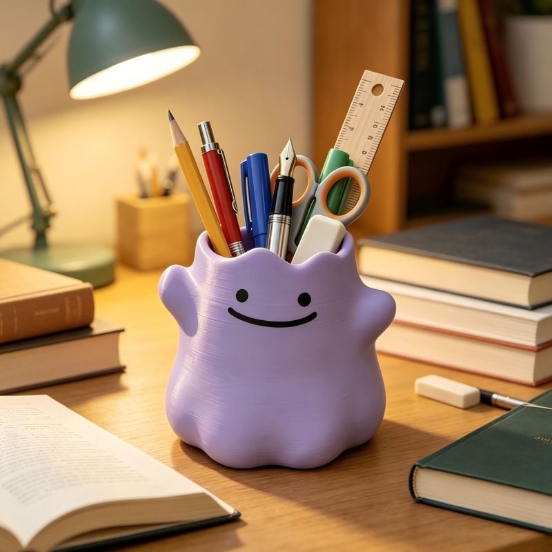 Cartoon Character Pen Holder C - Home Office Ideas recension och pris