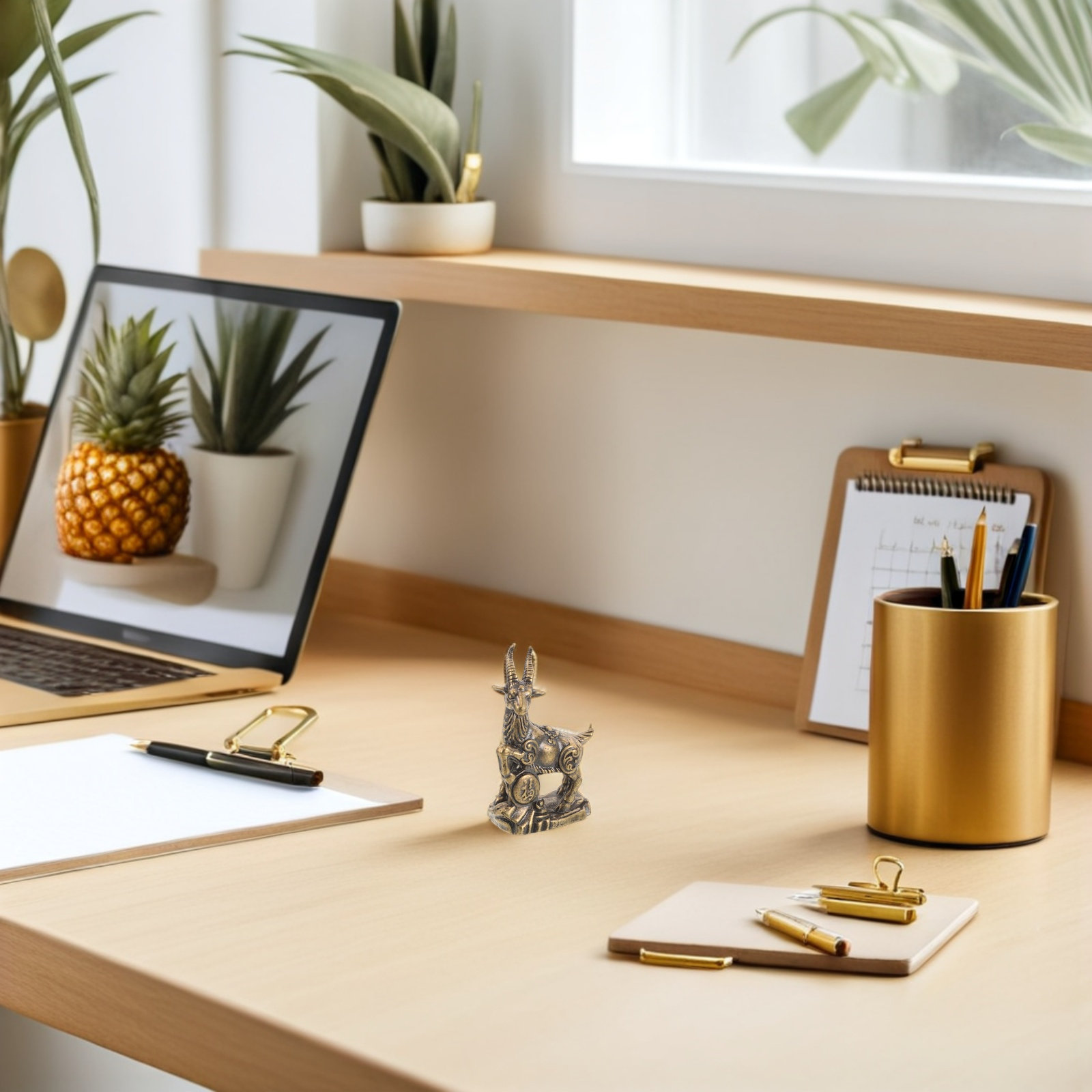 Mini Solid Brass Chinese Zodia - Home Office Feng Shui recension och pris