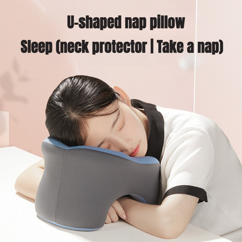 Portable U-shaped Travel Pillo - Home Office Head recension och pris