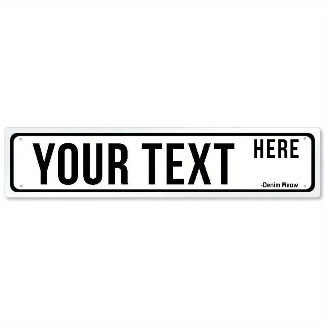 Customizable Rustic Metal Sign - Home Office Ideas recension och pris