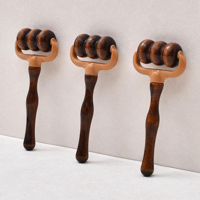 Wooden Massage Roller Handheld - Home Office Head recension och pris