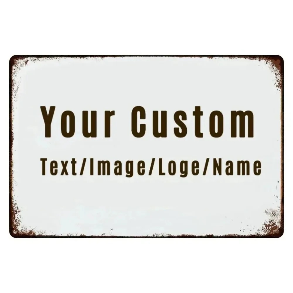 1pc Personalized Retro Aluminu - Home Office Ideas recension och pris