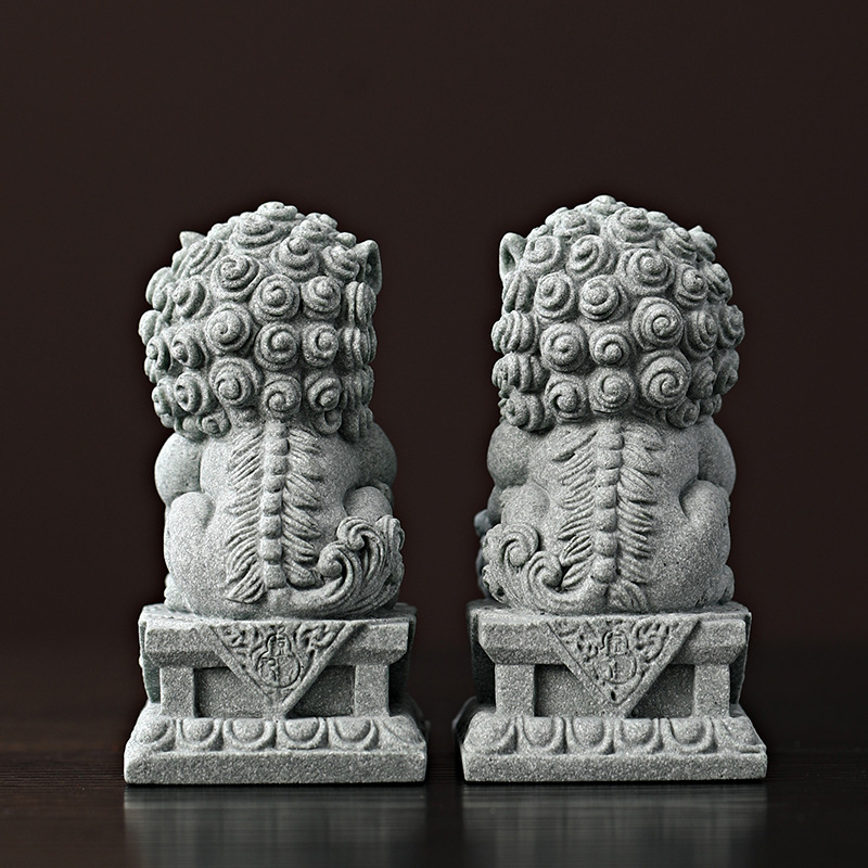 Sandstone Kirin Mascot Sculptu - Home Office Feng Shui recension och pris