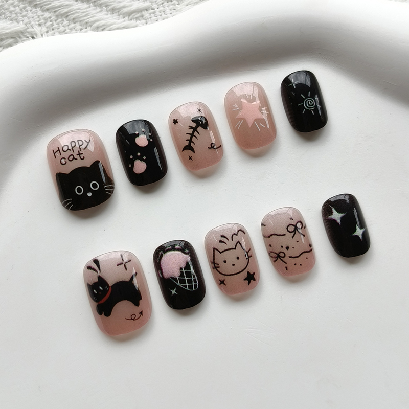 10Pcs Korean Style Cute Short  - Home Office Head recension och pris