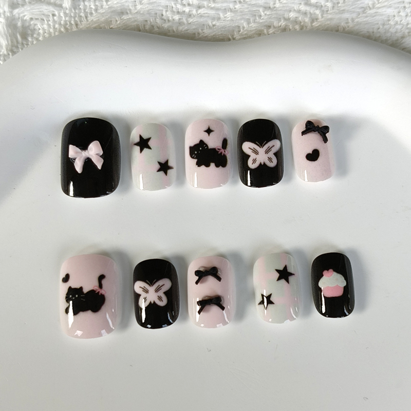 10Pcs Korean Style Cute Short  - Home Office Head recension och pris