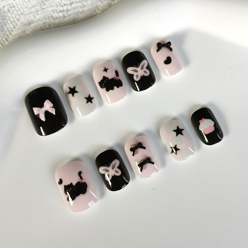 10Pcs Korean Style Cute Short  - Home Office Head recension och pris