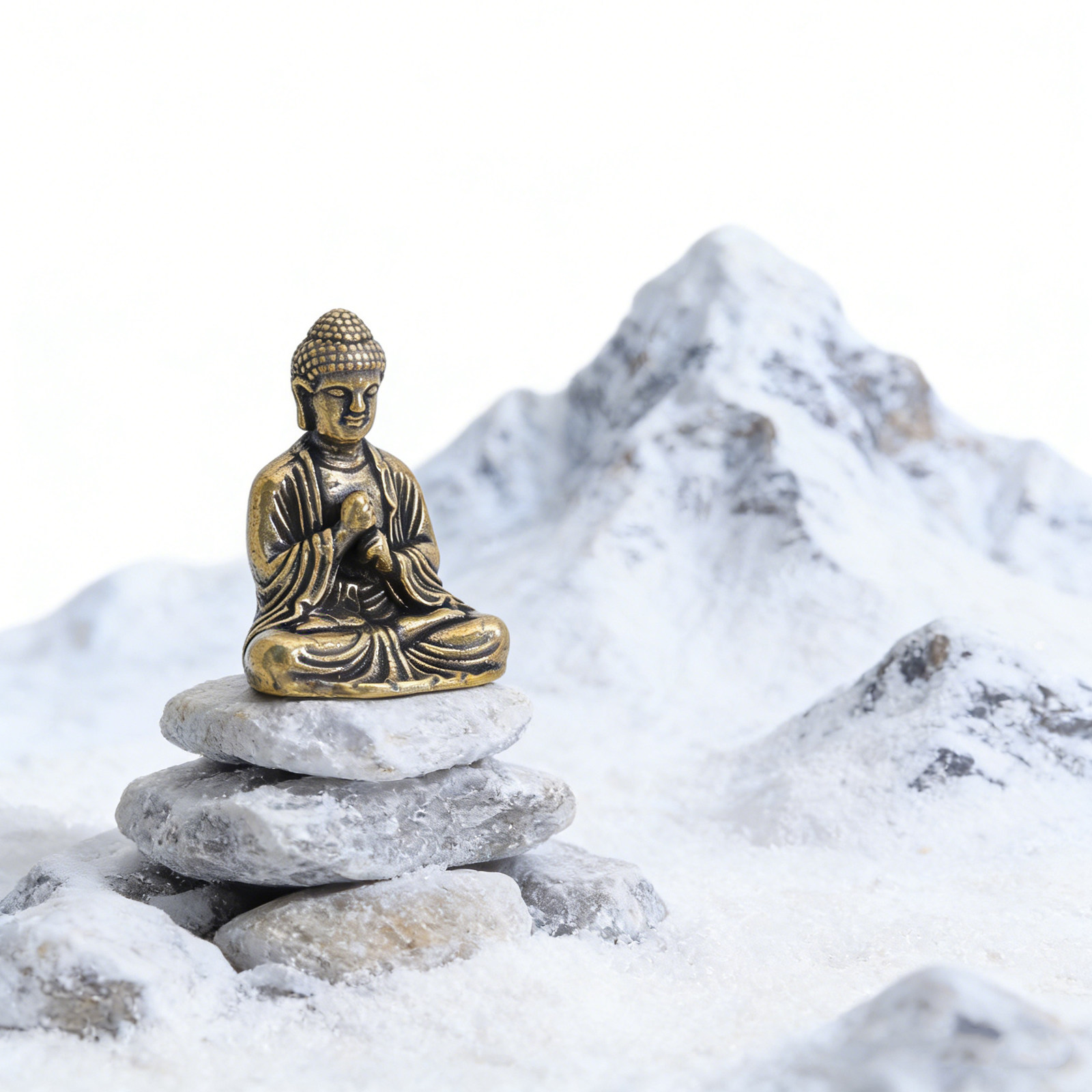 Mini Buddha Statue Small Sakya - Home Office Feng Shui recension och pris