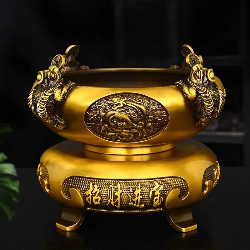 Feng Shui Brass Wealth Golden  - Home Office Feng Shui recension och pris