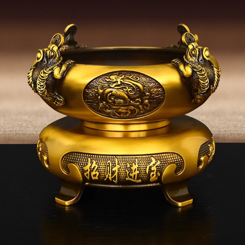 Feng Shui Brass Wealth Golden  - Home Office Feng Shui recension och pris