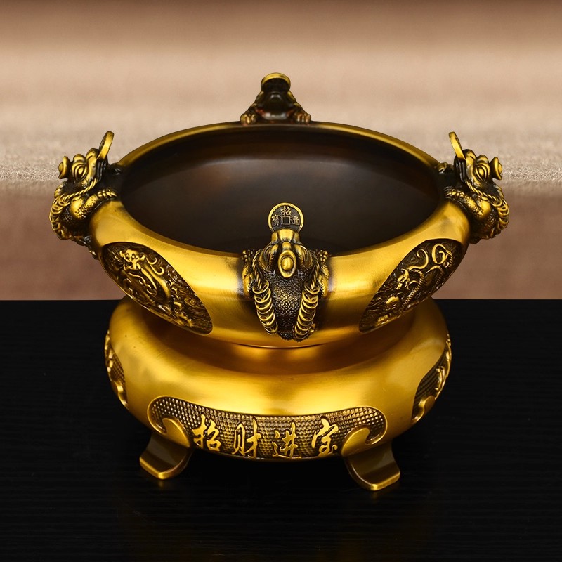 Feng Shui Brass Wealth Golden  - Home Office Feng Shui recension och pris