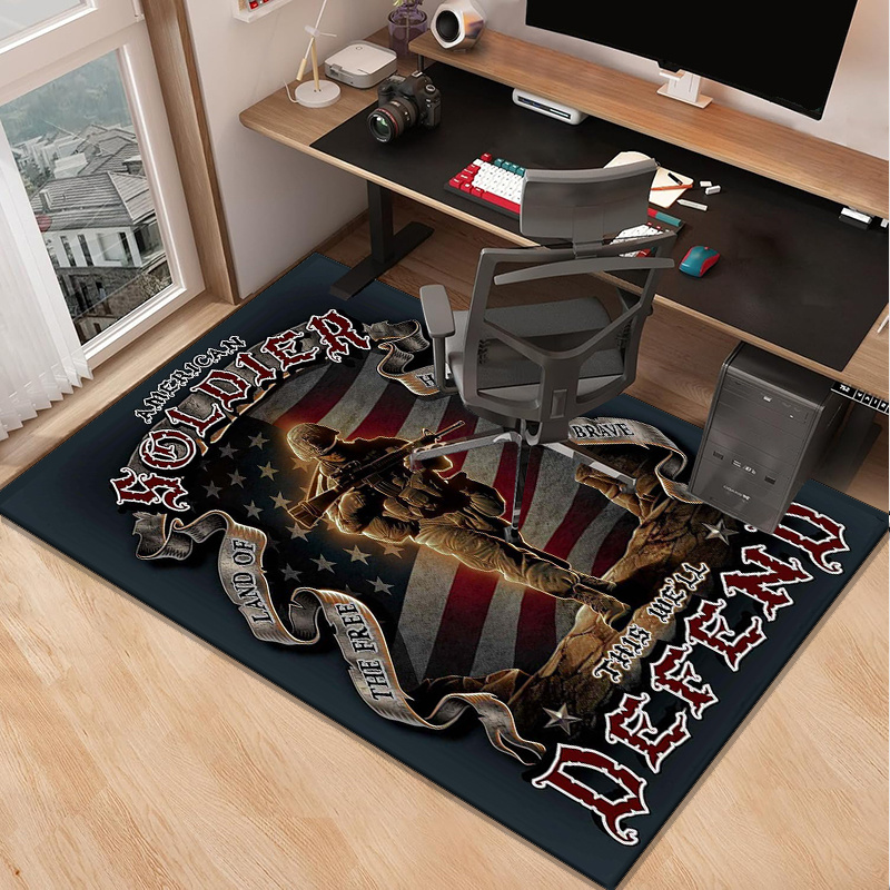 American Soldier Patriotic Rug - Home Office Design Ideas recension och pris
