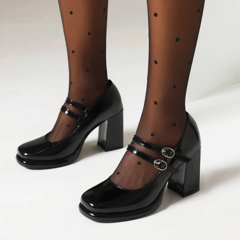 2024 New Patent Leather Double - Home Office Head recension och pris