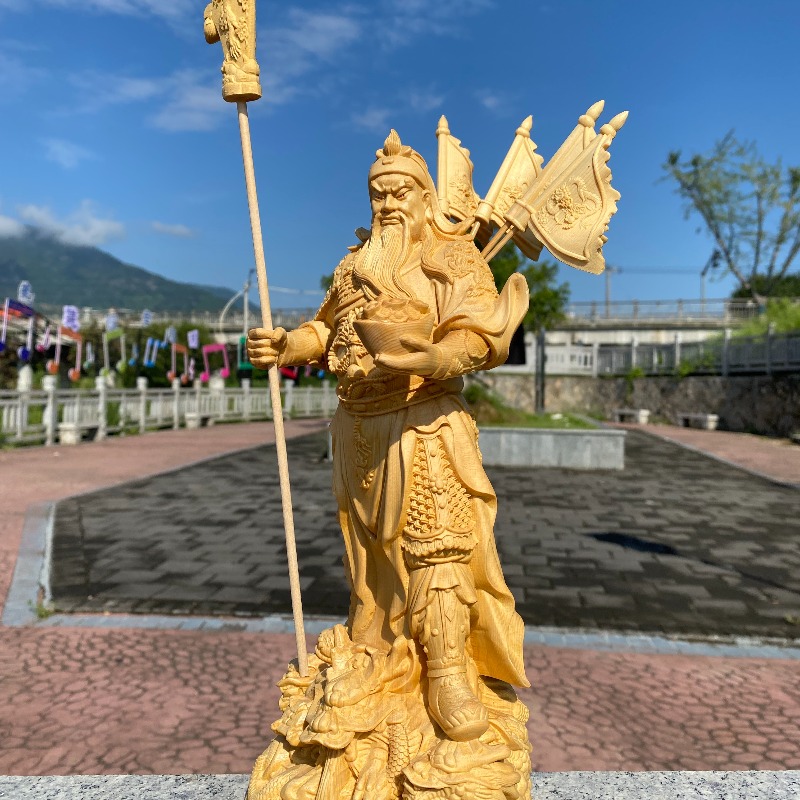 Guan Yu Wealth & War God Statu - Home Office Feng Shui recension och pris