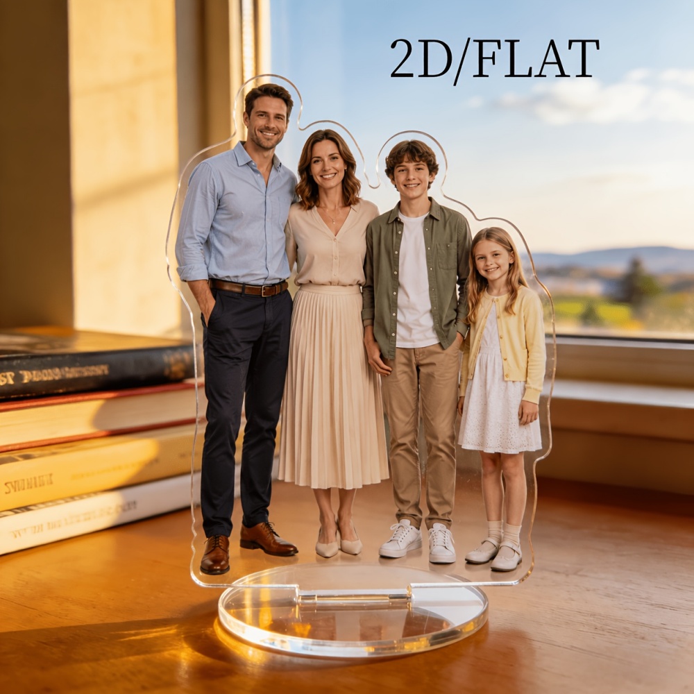 1Pc 2D Flat Custom Photo Acryl - Home Office Ideas recension och pris