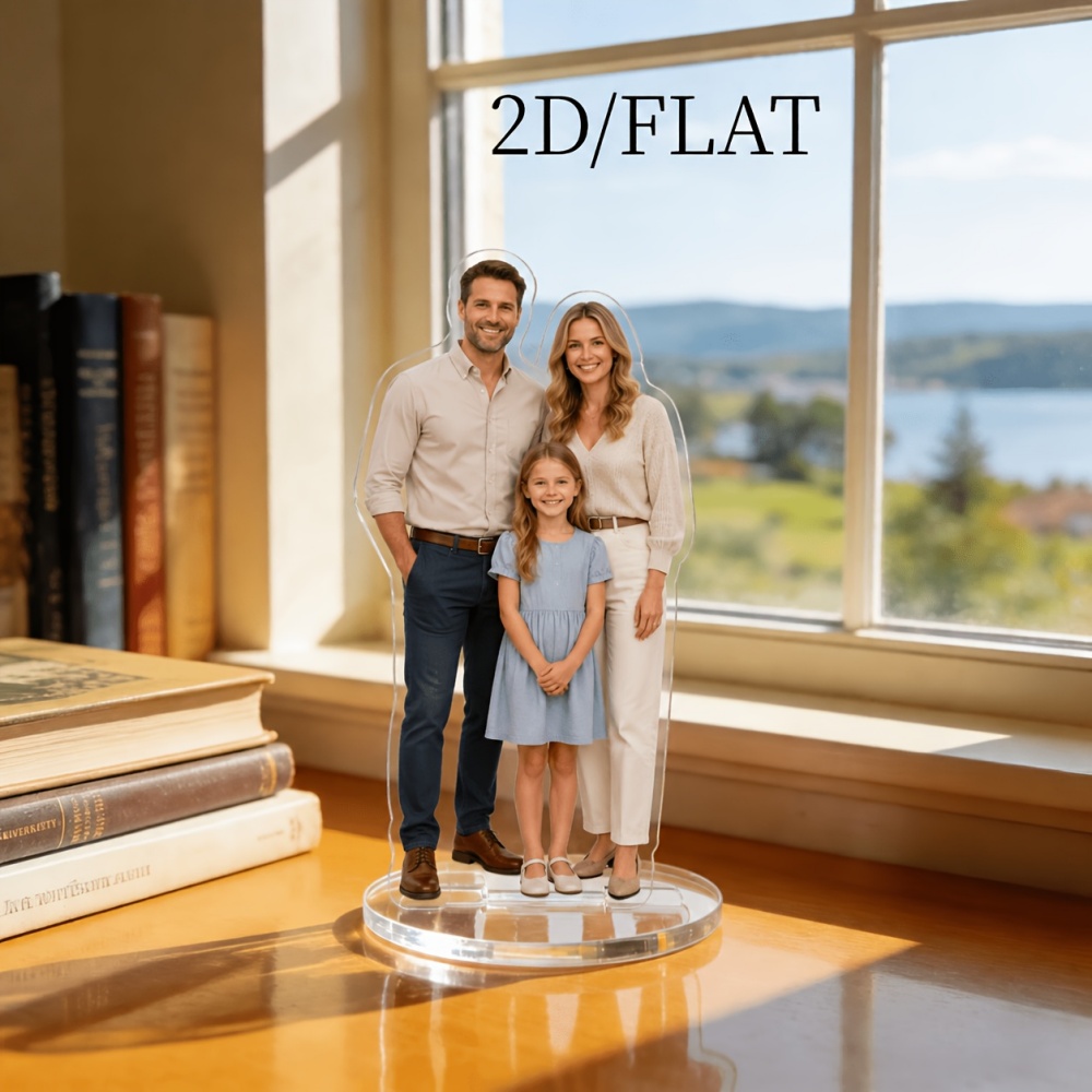 1Pc 2D Flat Custom Photo Acryl - Home Office Ideas recension och pris