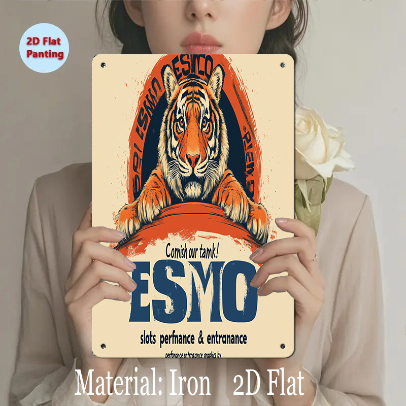 Vintage Tiger Design Iron Meta - Home Office Design Ideas recension och pris